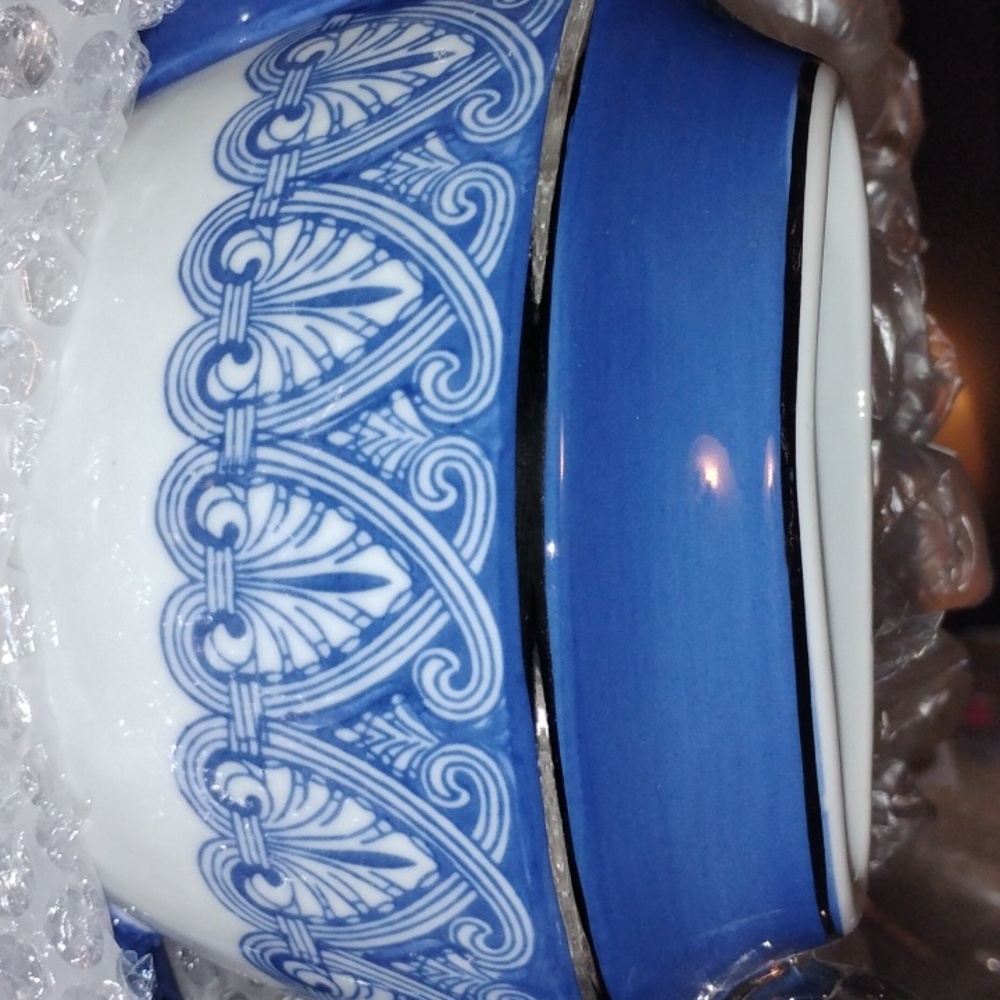 H-359 BOMBAY CERAMIC CHIOISERIE TEAPOT - Picture 16 of 16